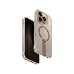 Cover Iphone 16 Pro Charging Eleva With Vertical Stand Uniq - Gold